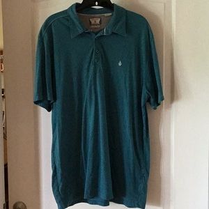 Volcom men’s XL teal polo.